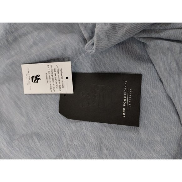 Junk Food Clothing Blue Pocket Tee TShirt Mens XXL 2X Round Neck New - Picture 6 of 8